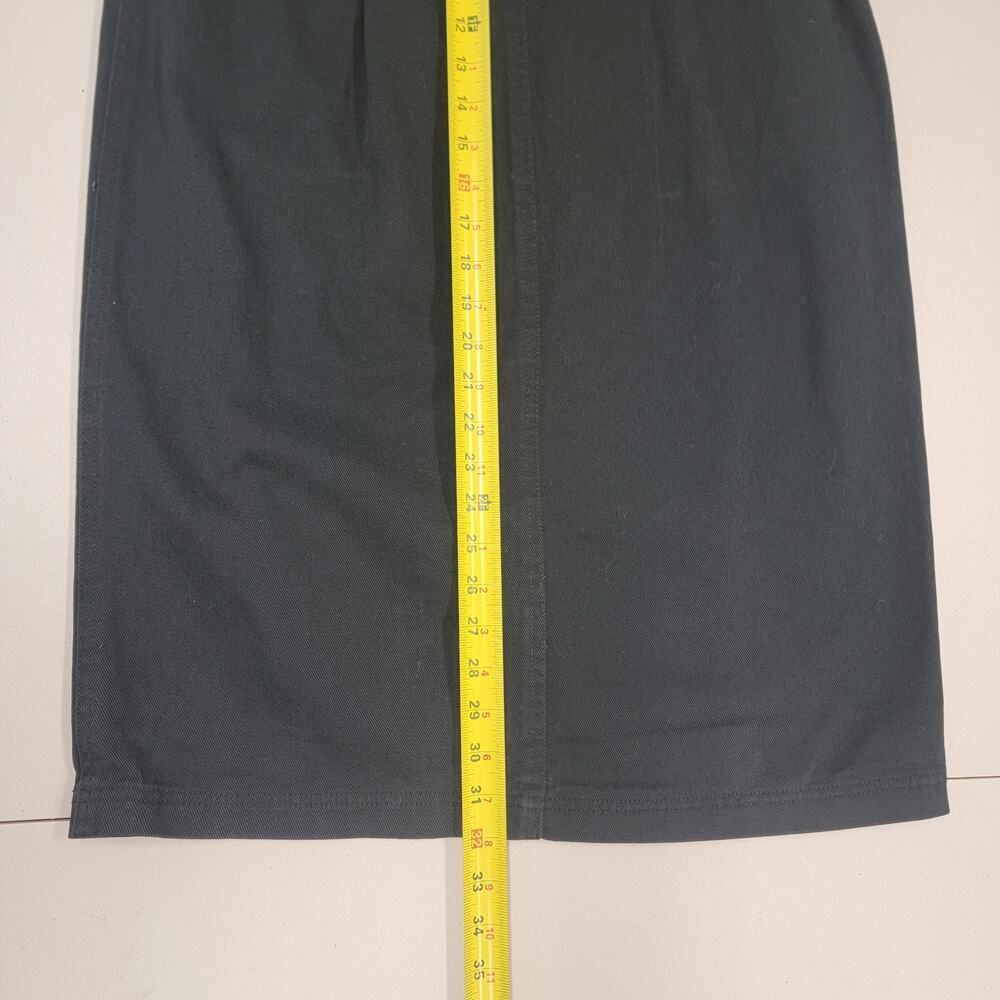 VTG Black Denim Skirt - Picture 10 of 16